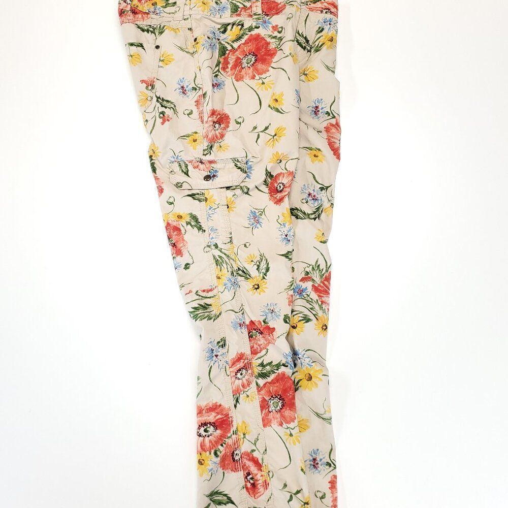 Anthropologie Hei Hei Sundrop Floral Cargo Pants Size 2 - Picture 6 of 13